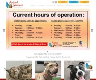 Osceolacountypets.com(Animal Services) Screenshot