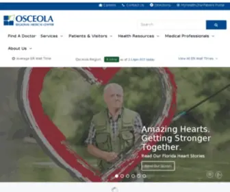 Osceolaregional.com(Osceola Regional Medical Center) Screenshot