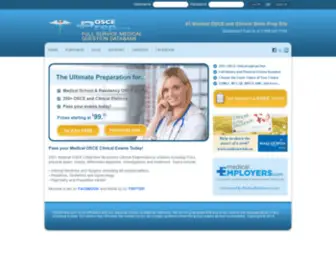 Osceprep.com(Medical School OSCE Notes guide and OSCE Stations) Screenshot