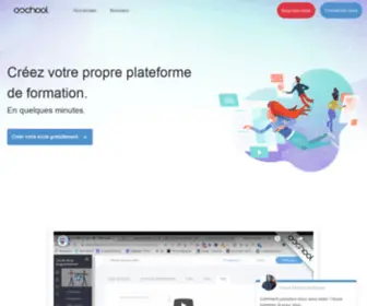 Oschoolelearning.com(Créez votre plateforme de formation en ligne) Screenshot