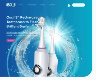 Oscill8.com(Rechargeable Toothbrush) Screenshot