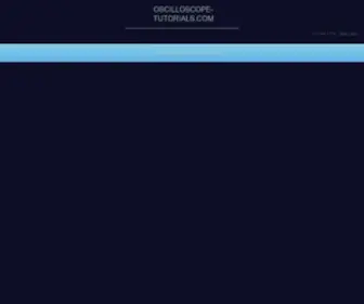 Oscilloscope-Tutorials.com(Oscilloscope Tutorials) Screenshot