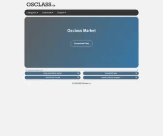 Osclass.cz(Osclass classified script) Screenshot