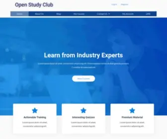 Osclub.com(Open Study Club) Screenshot