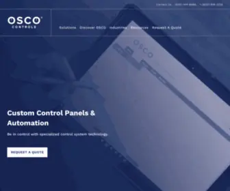 Oscocontrols.com(OSCO Controls) Screenshot