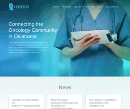Oscook.org(Oklahoma Society of Clinical Oncology) Screenshot