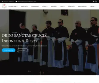 OSC.or.id(Canons Regular of the Order of the Holy Cross) Screenshot