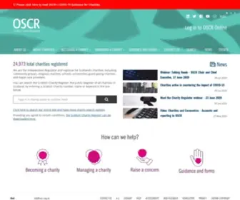 OSCR.org.uk(OSCR) Screenshot