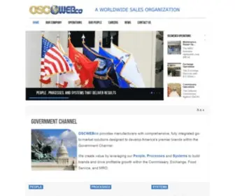 Oscweb.com(Worldwide Sales for Government Channels) Screenshot