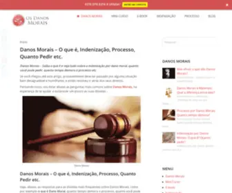 Osdanosmorais.com.br(Danos Morais) Screenshot