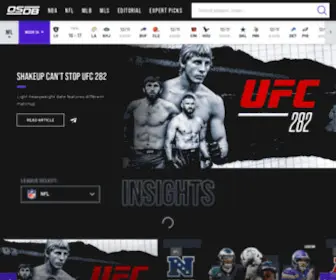 Osdbsports.com(The ultimate online sports database) Screenshot