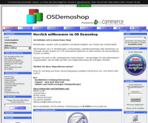 Osdemoshop.de(Osdemoshop) Screenshot