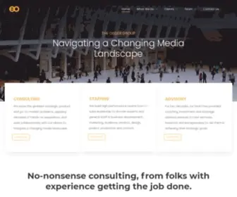 Osdergroup.com(Navigating a Changing Media Landscape) Screenshot