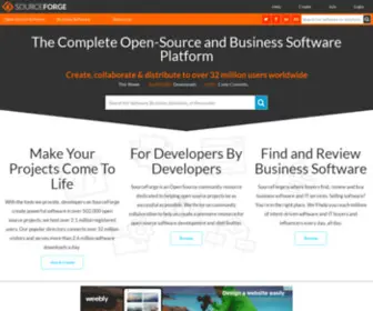 OSDN.com(Download, Develop and Publish Free Open Source Software) Screenshot