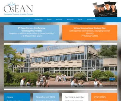 Osean.com(Osteopathy) Screenshot