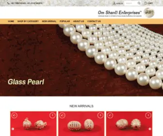 Osebeads.co.in(Om Shanti Enterprises) Screenshot