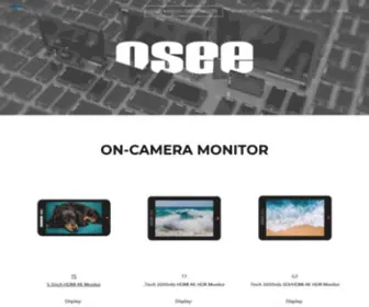 Osee-DIG.com(Broadcast equipment film monitor manufacturer) Screenshot