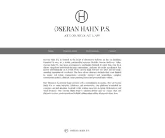 Oseranhahn.com(Home) Screenshot