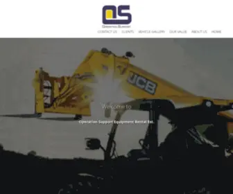 Oserksa.com(Operations Support Equipment Rental Est) Screenshot