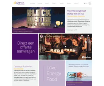 Oseven.com(Creatieve catering voor evenementen) Screenshot