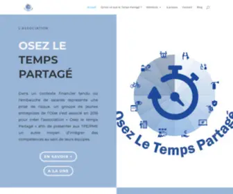 Osezletempspartage.fr(Osezletempspartage) Screenshot