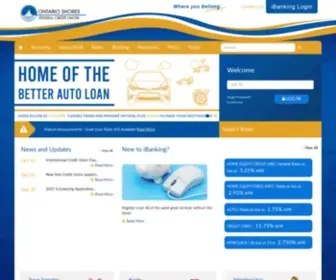 Osfcu.com(Ontario Shores Federal Credit Union) Screenshot