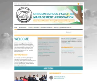 Osfma.org(Oregon School Facilities Management Association) Screenshot