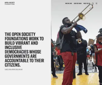 OSF.to(Open Society Foundations) Screenshot