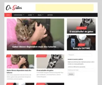 Osgatos.com.br(Os Gatos) Screenshot