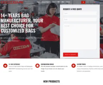 Osgwbag.com(Years customized bag manufacturing factory) Screenshot