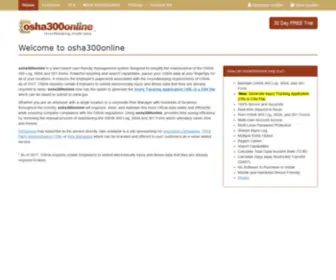 Osha300Online.com(OSHA 300 Online) Screenshot