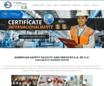 Oshamexico.com.mx(American Safety México Training Center) Screenshot