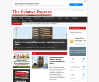 Oshawaexpress.ca(The Oshawa Express) Screenshot