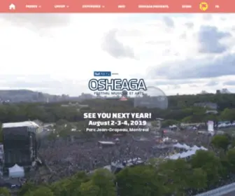 Osheaga.com(Les Retrouvailles OSHEAGA) Screenshot