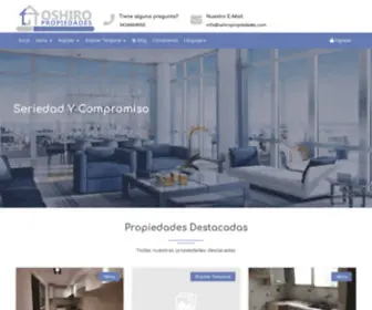 Oshiropropiedades.com(Oshiro Propiedades) Screenshot