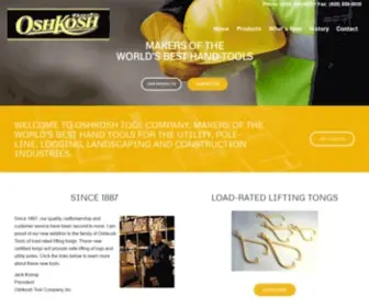 Oshkoshtools.com(Oshkosh Tools Company Inc) Screenshot