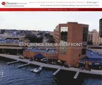 Oshkoshwaterfronthotel.com(Best Western Premier Waterfront Hotel and Convention Center) Screenshot