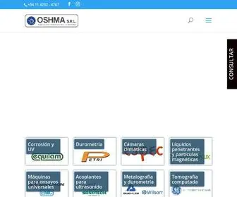 Oshma.com.ar(Home) Screenshot