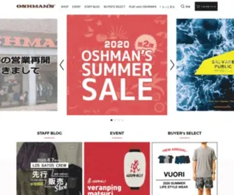 Oshmans.co.jp(オッシュマンズ) Screenshot