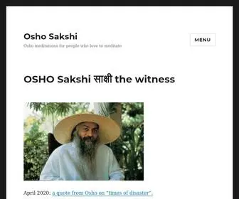 Osho-Sakshi.co.uk(April 2020) Screenshot