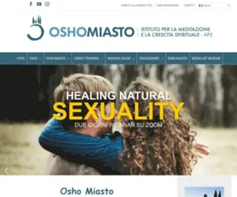 Oshomiasto.it(Istituto Osho Miasto) Screenshot