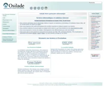 Osilade.com(Maintenance informatique et Depannage informatique) Screenshot