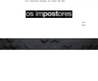 OsimpoStores.com(Os Impostores) Screenshot