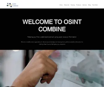 Osintcombine.com(Open-source intelligence training & tools) Screenshot