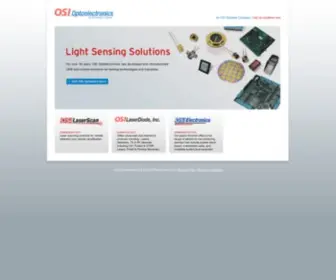 Osioptoelectronics.com(OSI Optoelectronics) Screenshot
