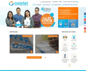 Osiptel.gob.pe(Portal del Usuario) Screenshot