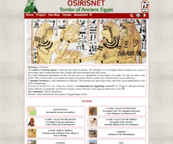 Osirisnet.net(Tombs of Ancient Egypt) Screenshot