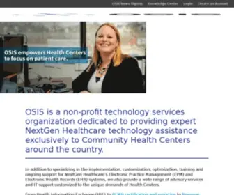 Osisonline.net(Tailored Technology Services for Community Health Centers) Screenshot