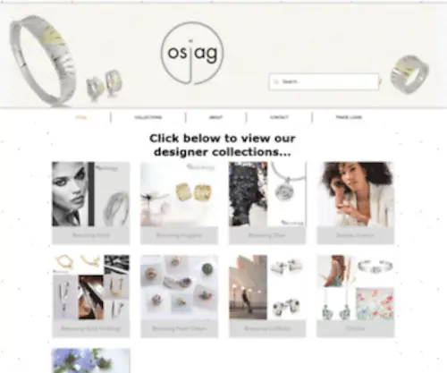 Osjag.com(Osjag Fine Jewellery) Screenshot