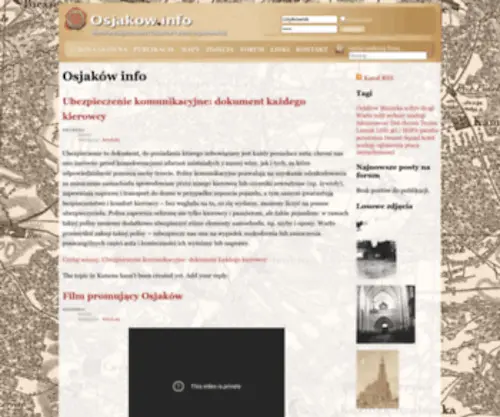 Osjakow.info(Aktualności) Screenshot